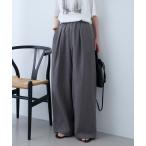  брюки [Aunely] сразу Sara linen Touch ....ko Kuhn брюки / механизм омыватель bru[YOSOOI серии ] женский 