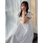 ワンピース リボンスリーブシャツワンピース