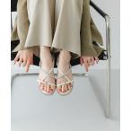 サンダル ラインストーンストラップサンダル レディース