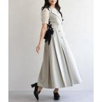 ワンピース 2026春夏新作 サイドリボンワンピース