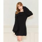「apres jour」 ニットワンピース フリー ブラック レディース