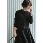 「Mila Owen」 ニットカーディガン 0 ブラック レディース
