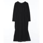 「Louere」 長袖ワンピース MEDIUM ブラック レディース