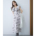 「SNIDEL」 ノースリーブワンピース 0 ベージュ レディース