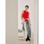 タンクトップ ノースリーブ アメスリテレコタンクトップ レディース