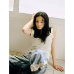 タンクトップ ノースリーブ ヘンリーテレコタンクトップ レディース