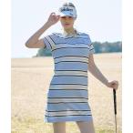  One-piece короткий рукав [ADABAT NAVY]UV cut Random окантовка Polo .. One-piece 