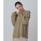 ニット セーター 5ゲージカノコヘンリープルオーバー　639451 レディース