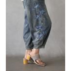  джинсы Denim Denim брюки взрослый симпатичный цветок вышивка .. машина b Denim брюки женский 