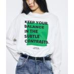 tシャツ フロントメッセージロゴロンT 