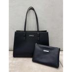 トートバッグ ポーチ付フェイクレザートートバック レディース