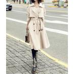 トレンチコート コート クラシックダブルトレンチコート レディース