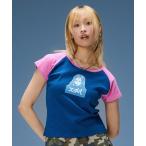 tシャツ 半袖 FACE RAGLAN S/S BABY TEE レディース
