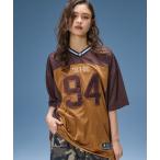 ワンピース FACE LABEL FOOTBALL TEE DRESS
