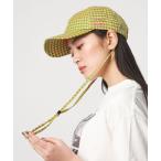 キャップ 帽子 「CITEN」ギンガムチェックドロストキャップ レディース