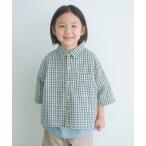 ショッピング服 ブラウス シャツ チェック シャツ / キッズ  100cm-130cm キッズ 子供服 男の子 女の子