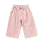 ショッピングSlip パンツ スカラップ7分丈デニム＆ツイルパンツ(90~130cm) キッズ 子供服 女の子