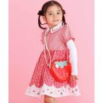 ショッピングSlip ワンピース 「お揃い」ティアード襟付きチェック柄ワンピース(80~130cm) キッズ 子供服 女の子