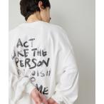 ショッピング綿100 tシャツ 「THE PAUSE」バックロゴロンTEE レディース