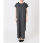 「SLOBE IENA」 半袖ワンピース 38 グレー レディース