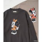 「FREAK'S STORE」 スウェットカットソー「Disneyコラボ」 フリ- スミクロ レディース