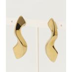 [UN3D.] серьги ( обе уголок для ) FREE Gold женский 