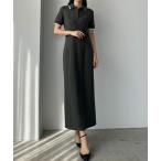 「Louere」 半袖ワンピース MEDIUM グレー系その他2 レディース