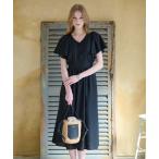 「DRESSTERIOR」 半袖ワンピース 36 ブラック レディース