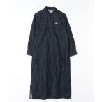 「Lee」 シャツワンピース MEDIUM ネイビー レディース