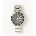 「CITIZEN」 アナログ腕時計 FREE ブラック×シルバー メンズ