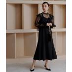 「RUIRUE BOUTIQUE」 コンビワンピース LL ブラック レディース