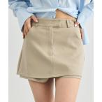 スカート レイヤード スカパン