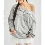 トレーナー スウェット ハトメ付き 