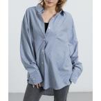 ブラウス シャツ 2way ストライプ オ�