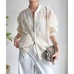 ショッピングアウター コート アウター 「WEB限定」チュールレースブルゾン レディース