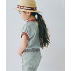 ショッピング子供服 tシャツ 先染めボーダーワッフルトップス キッズ 子供服 男の子 女の子