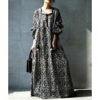 ワンピース ジャイプリ柄 ワンピース