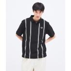 ポロシャツ FRED PERRY / フレッドペリー 別注 ストライプ ピケ ポロシャツ メンズ