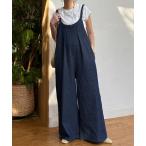 サロペット オーバーオール デニムサロペ レディース