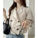 トレンチコート コート ショート トレンチコート レディース