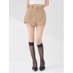 パンツ サイドスリットショートパンツ レディース