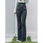  джинсы Denim Denim брюки DD кнопка длинный flair Denim женский 