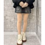 ショッピングトレンカ タイツ あったか裏起毛ヌーディフィットフェイクスキンタイツ／トレンカ レディース