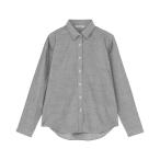 ブラウス シャツ 「Pitta Re:)」ふわっとガーゼシャツ レギュラーシルエット 長袖 綿100% レディース カジュアルシャツ レディース