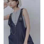 サロペット オーバーオール ペインターロゴ刺繍サロペット レディース