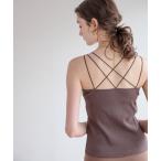  внутренний рубашка нижнее белье [bijorie][5.. c функцией ] cup имеется задний Cross Cami |NEW BASIC женский 