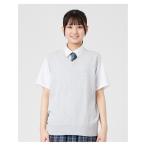 ベスト 「予約」ベスト COOLMAX 綿 12G ミント女神 夏用 スクール ニット 制服 通学 中学生 高校生 キッズ 子供服 女の子