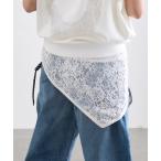 スカーフ バンダナ 「LAYAS/レイヤーズ」 LACE TRIANGLE SCARF レディース