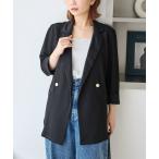 ジャケット テーラードジャケット 「好機能シリーズ」接触冷感｜トリコットダブルテーラードジャケット レディース