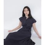 シャツワンピース スキッパーポケットシャツワンピース